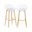 Counter Stool with Metal Frame-748695148