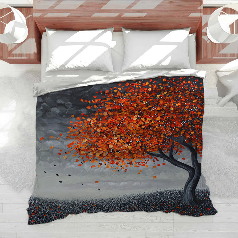 Tree Bedding Nature Duvet Cover Dark Academia, Twin Duvet Cover