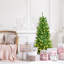 Arbre de Noël artificiel pin vert avec lumières claires/blanches-1439376883