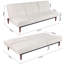Bulkley 3 Seater Velvet Sofa Bed-1792872345