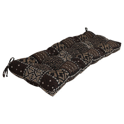Tufted Tapestry Loveseat Cushion