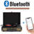 Record Player 3-Speed Bluetooth Suitcase Portable Belt-Driven Record Player With Built-In Speakers RCA Line Out AUX In Headphone Jack Vintage Turntable