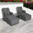 Relaxer Set- 2 PCS Airpumped Chair + 2pcs Footrest + 1pc 60*60 Side table