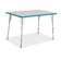 Berries® Laminate Adjustable Rectangle 6 Students Activity Table