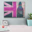 "Epic Graffiti" London Calling "par Brittany Evans, art mural sur toile, 16 po x 12 po