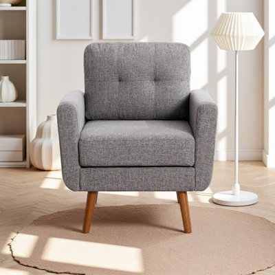 Fauteuil d'appoint Jadier 28,7 po Mid-Century