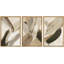 Ensemble de 3 peintures sur toile avec cadre flottant-76014147-76014146