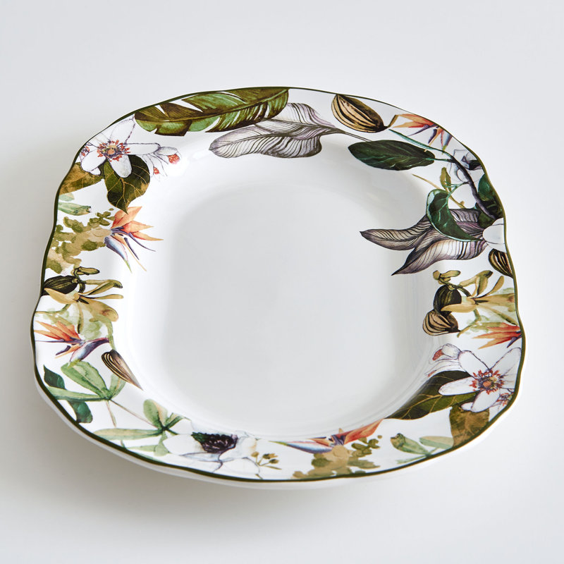 Bay Isle Home Taven Porcelain China Platter