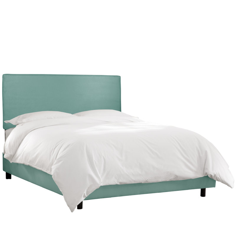 Catie Upholstered Bed, Twin, Classic Talc Linen