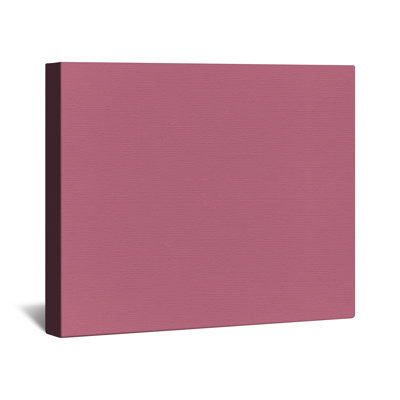 Toile tendue sur fond rose uni en plusieurs tailles