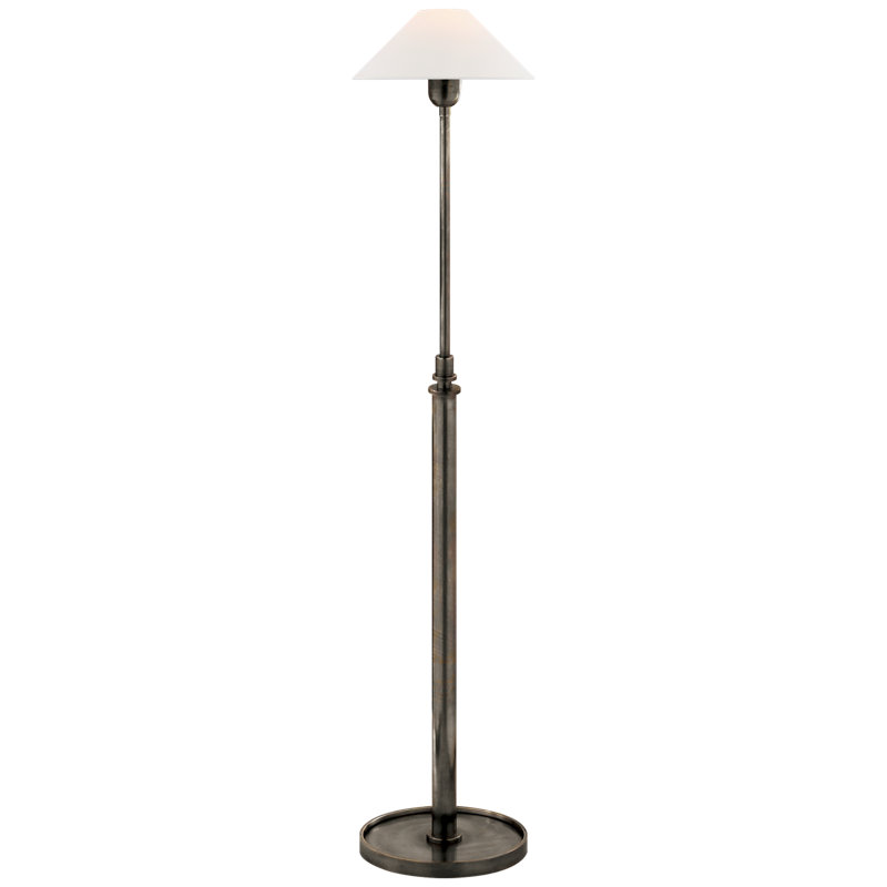 J. Randall Powers Hargett Floor Lamp, Bronze, Fabric