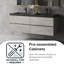 Meuble-lavabo double Dhruven
