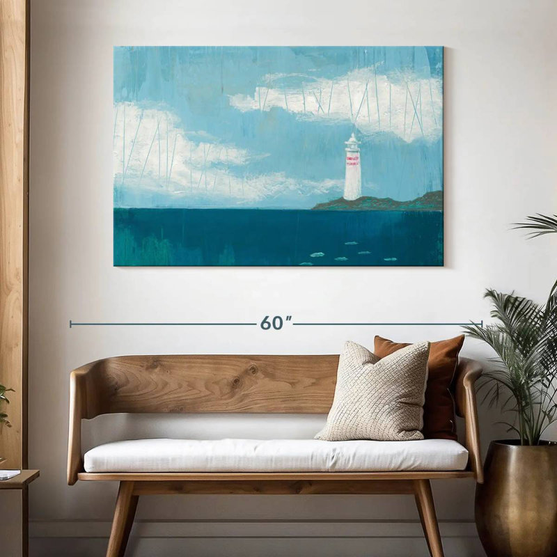 Aletra au phare, H 32 po x l 48 po