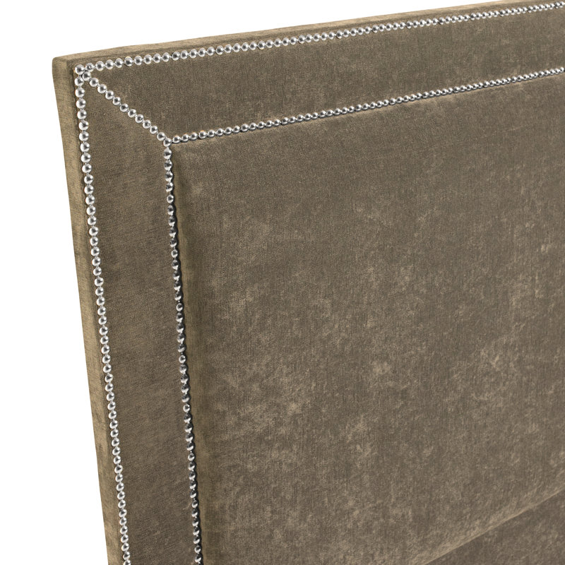 Daveney Upholstered Headboard, Mink, Single (3')