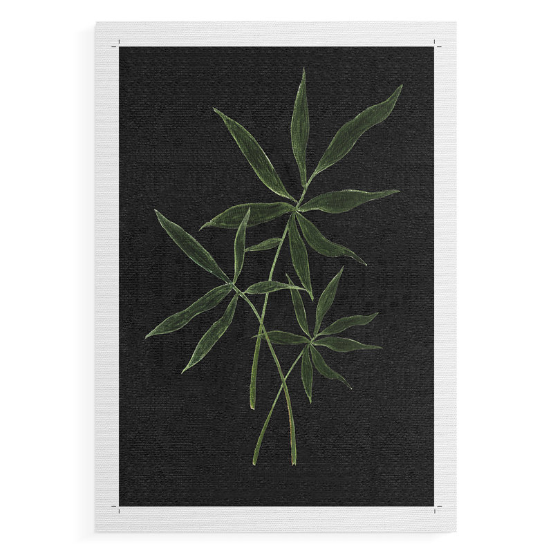Simple Tropics II - Impression sur toile seulement - NON CADRE, H 27 po x l 18 po