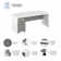 Office 500 Collection 72W Bow Front Desk with Mobile Ped