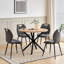 Dining Chairs - Contemporary Dining Chair - Comfortable Velvet Dining Chair - Metal Legs-246724160-264935914