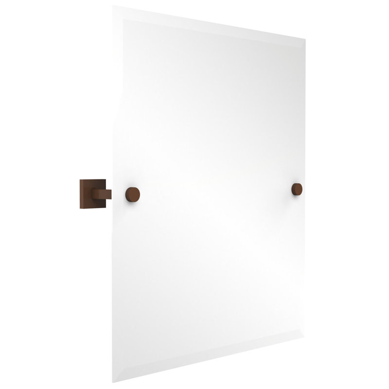 Haranu Wall Mirror with Shelves, Antique Bronze
