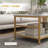Coffee Tables | Mesa de café, Modern 2-Piece Set, Faux Marble Steel, Off-White, Storage, For Living Room | Rectangle