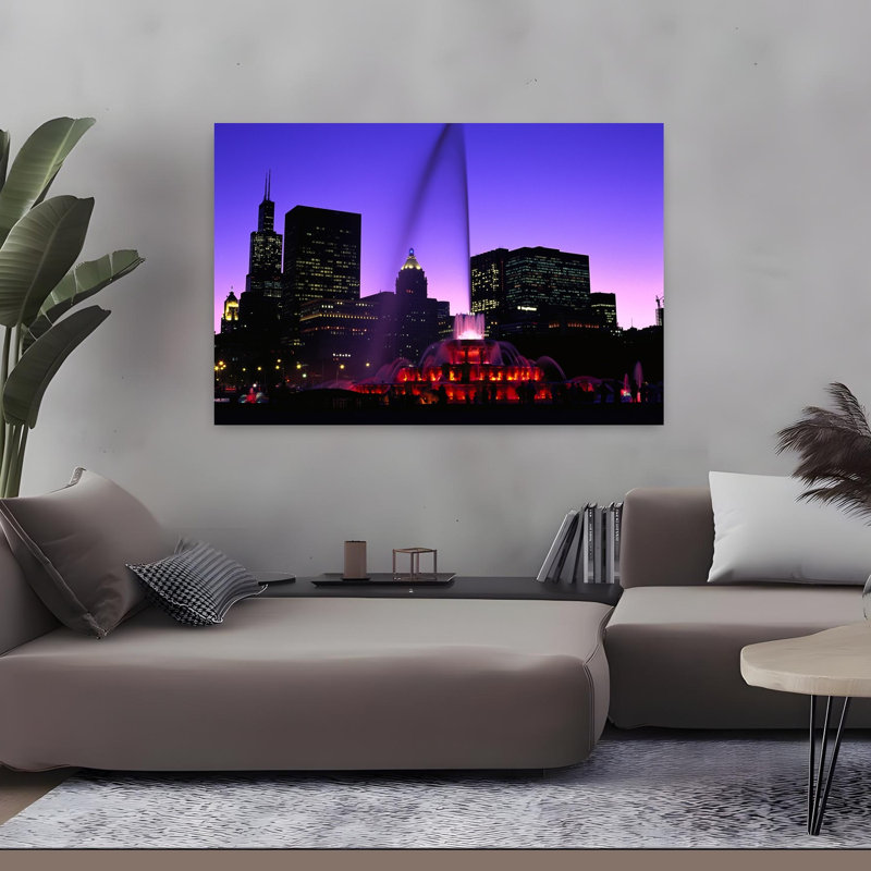 Chicago, Illinois, États-Unis, art mural contemporain, H 32 po x l 48 po