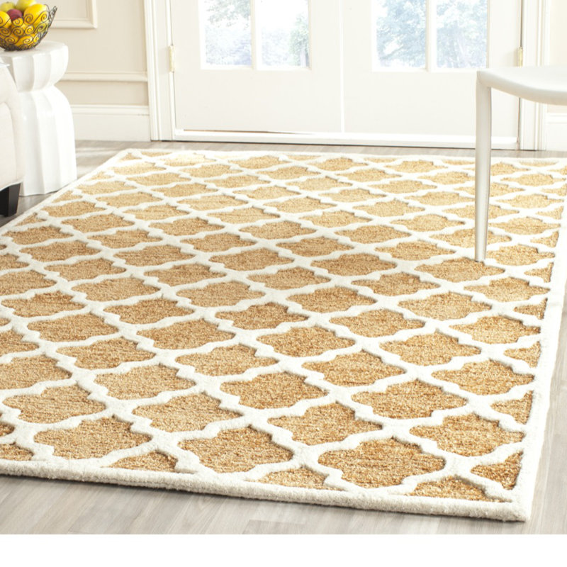 SantaClara Geometric Hand Woven Area Rug, Rectangle 122 x 183 cm