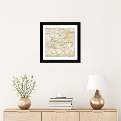 «Textural with Gold III», impression sur toile