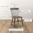 Zerlene Slat Back Solid Wood Dining Chair-2000060323