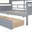 Lit de jour, support en lattes de bois, avec tablettes de chevet et deux tiroirs-1842563774-1842563772