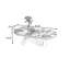Table basse ovale en acier au carbone blanc Microlite