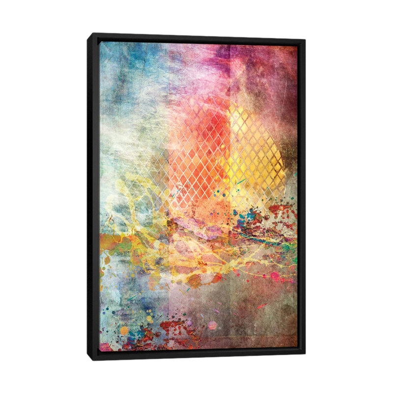"au-delà du soleil" , impression sur toile tendue, H 26 po x l 18 po x P 1,5 po, Toile avec cadre noir