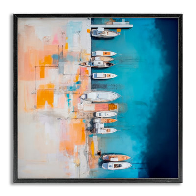 Vue aérienne de Boat Harbor, impression numérique par Irena Orlov