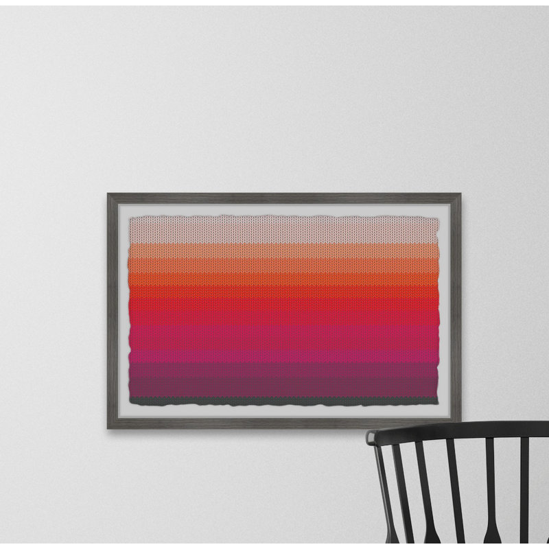 Colour Shades - Single Picture Frame Print, 61cm H x 91cm W x 3.81cm D