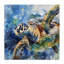 Toile de tortue de mer Watercolor Splatter, conception par Creative Studio-445913762