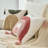Tufted Throw Pillow Cover with Handwoven Stripes, Linen Cotton Decorative Cushion Case, 18x18 inch Set of 1-111987363