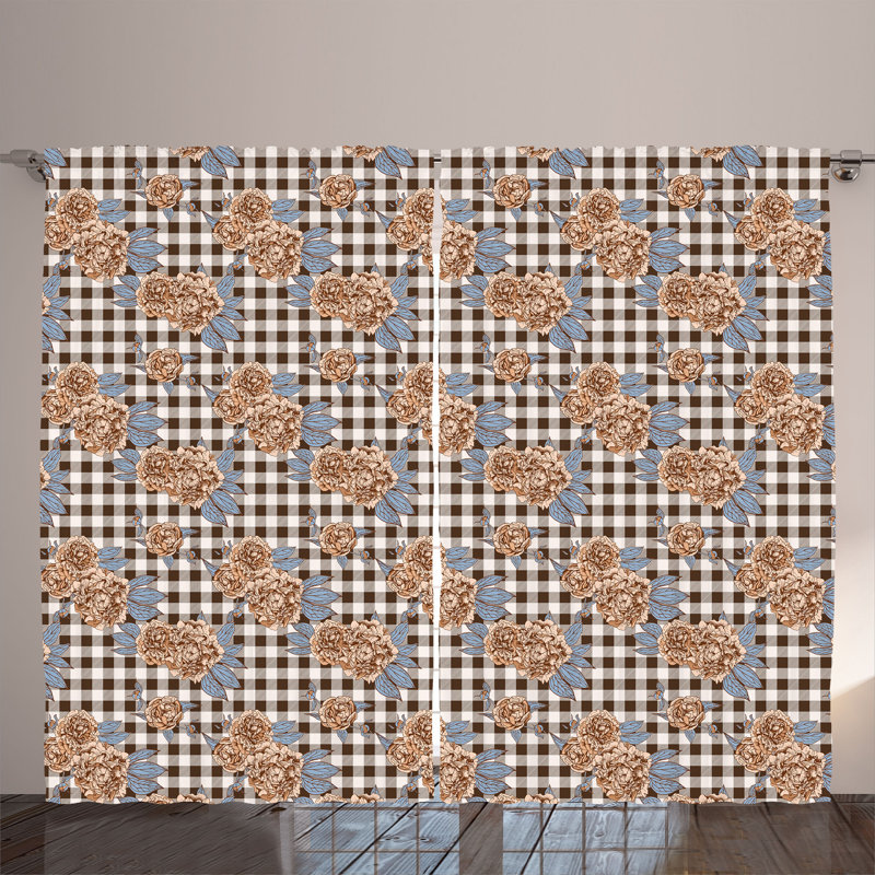 Semi Sheer Curtain Pair