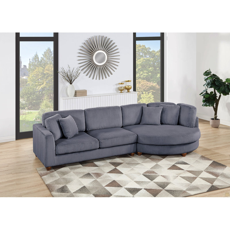 Ensemble modulaire 2 pièces Contemporary, Gris