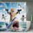 Requin-chat bleu / beige