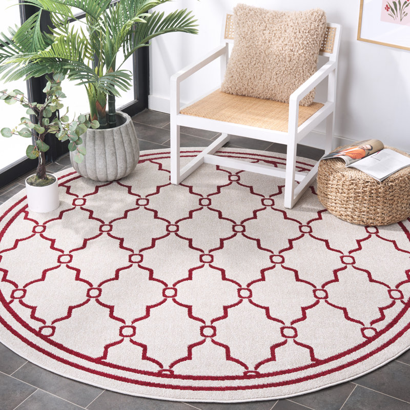 Amherst Performance Geometric Rug, Round 7'