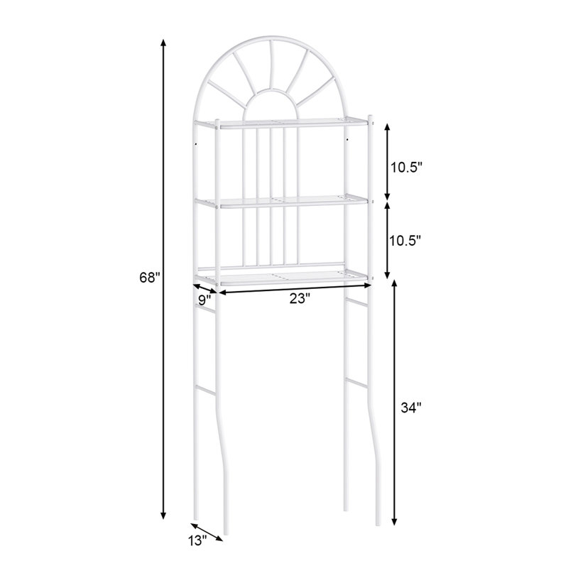 Romilda Metal Over The Toilet Storage