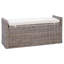 Upholstered Rattan Bench-1107979842