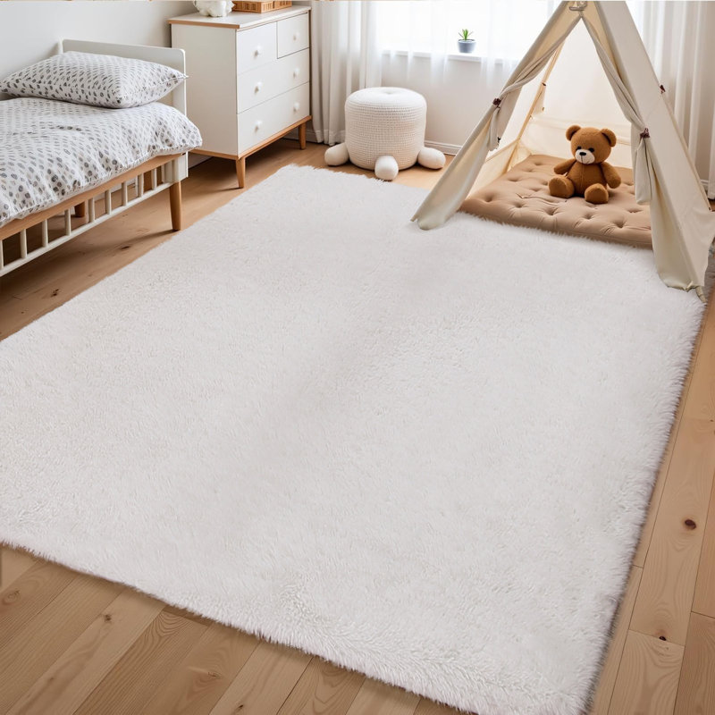 Rectangle Beladora Large Area Rug High-Pile Plush Shag Rug Perfect for Living Rooms, Bedrooms, Dining Rooms