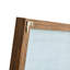 Miroir d'appoint avec cadre en bois massif brun Home 63 "x 19" Steps Home