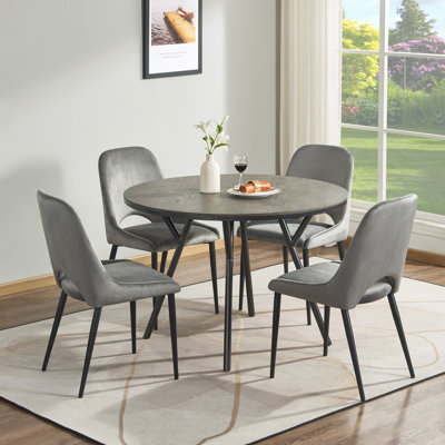 Karaya 4 - Person Four Leg Dining Set