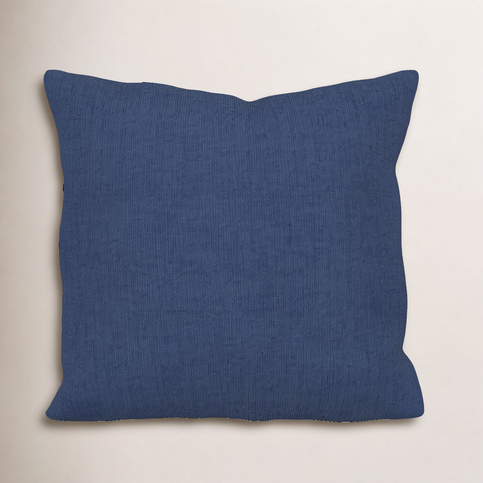 Indoor/Outdoor Throw Pillow, Square 20", Spectrum Indigo Sunbrella® Plainweave