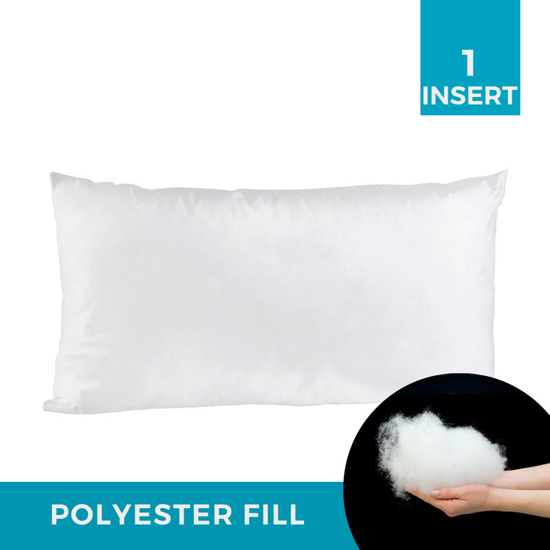 Reversible Pillow Insert, 14" H x 26" W