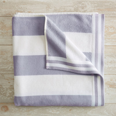 100% Cotton Cabana Stripe Oversized Beach Towels