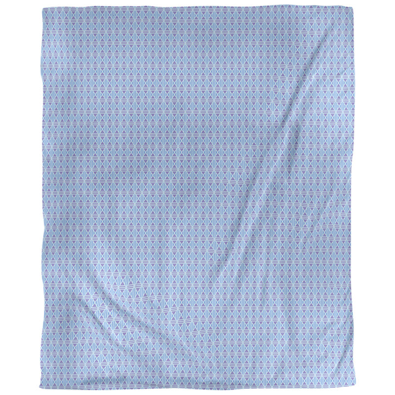 Housse de couette Katelyn Elizabeth, Housse de couette simple TG, Bleu acier / violet