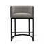 Tabouret de comptoir rembourré avec structure en métal-1986144647