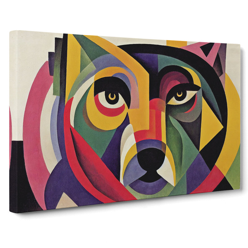 Wolf Abstract Vol.1 - Wrapped Canvas