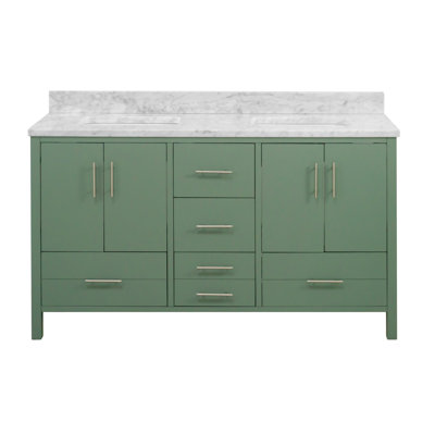 Kiara 60'' Double Bathroom Vanity with Top